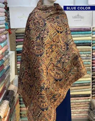 Women’s Luxury Fleece Embroidered Shawl