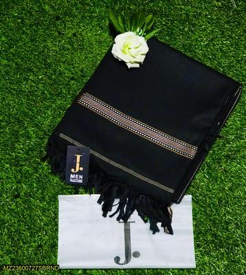 Premium Men’s Woolen Plain Shawl – Soft, Warm & Elegant | 2.5 Gazz