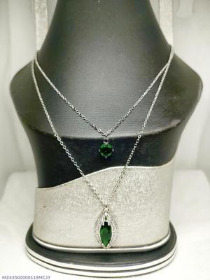 Women’s Alloy Pendant – Green & Blue Color Fashion Jewellery