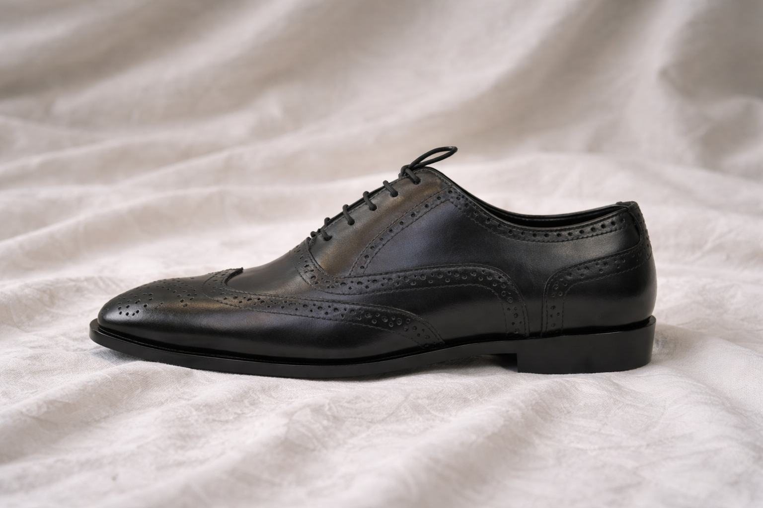 Premium Men's Black Leather Formal Dress Shoes – Classic Elegance for Every Occasion