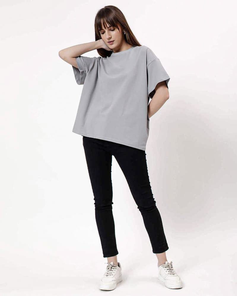 1 Pc Women’s Stitched Jersey Plain T-Shirt – Soft & Comfortable Daily Wear