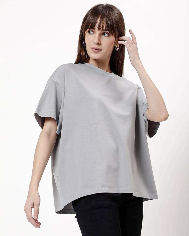 1 Pc Women’s Stitched Jersey Plain T-Shirt – Soft & Comfortable Daily Wear