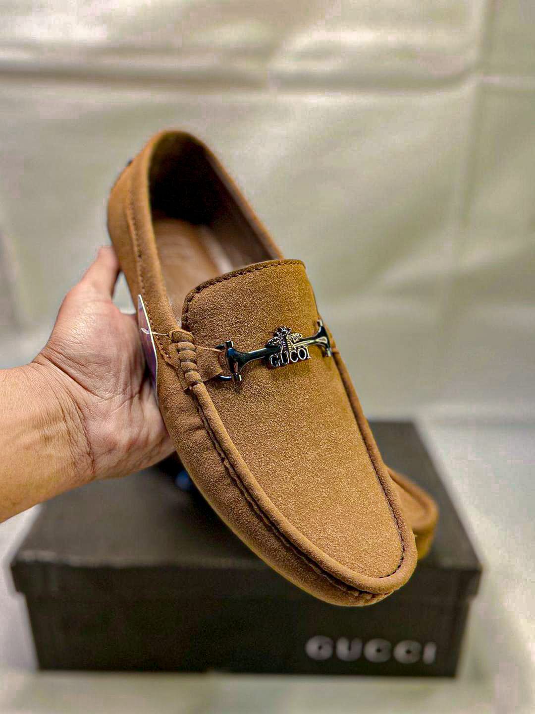Men’s Premium Suede Fancy Loafers – Mustard | Stylish & Comfortable