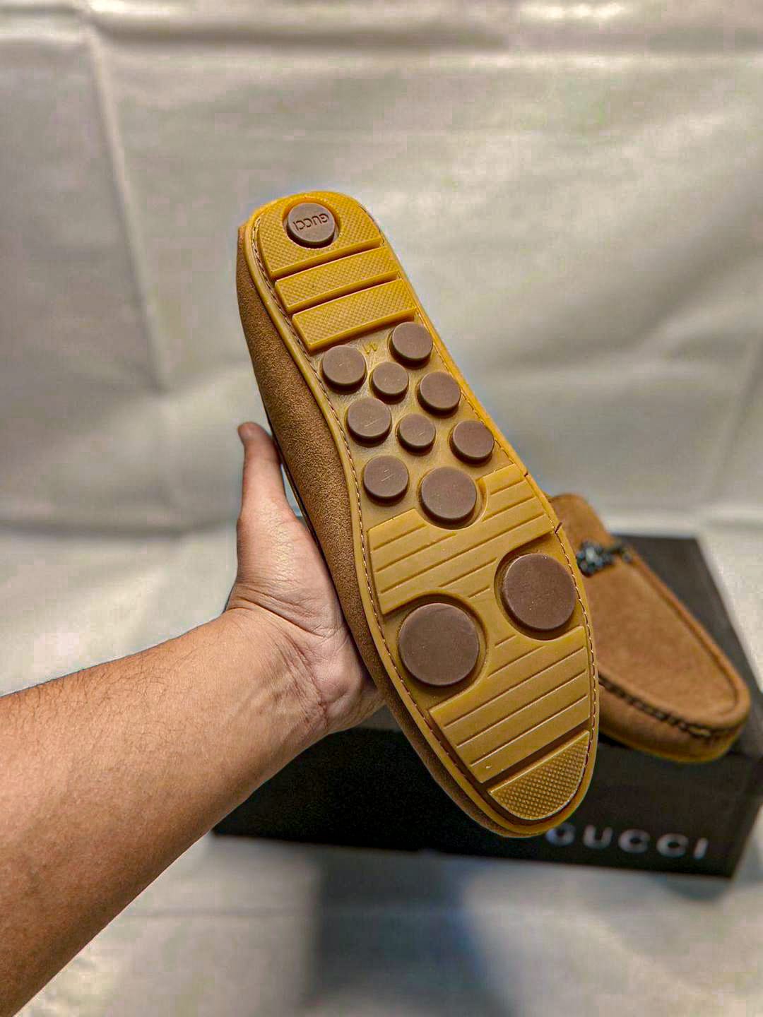 Men’s Premium Suede Fancy Loafers – Mustard | Stylish & Comfortable