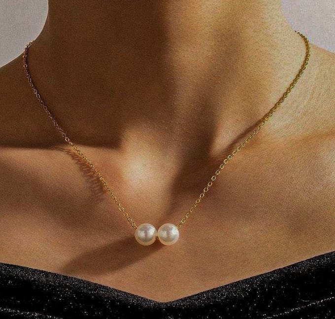 Beautiful Trendy Golden Necklace for Girls – Stylish Fashion Jewellery